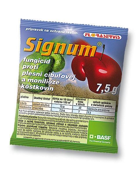 Signum 5x7,5g - monilióza, hnednutie listov